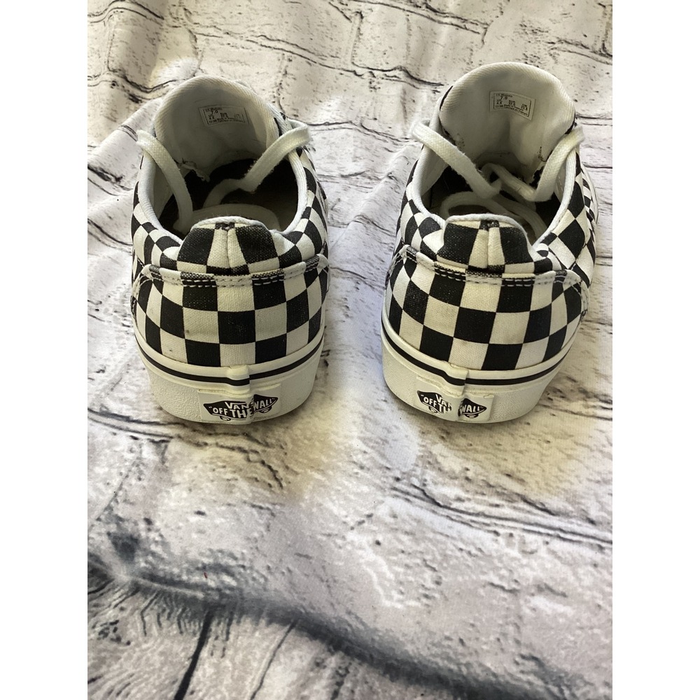 Vans Doheny Checkerboard Sneakers Womens 7 Black White Low Top Skate Shoes - Picture 5 of 5